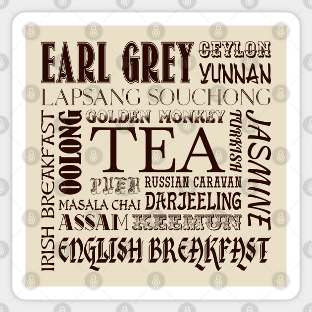 Tea Square Sticker by PinnacleOfDecadence